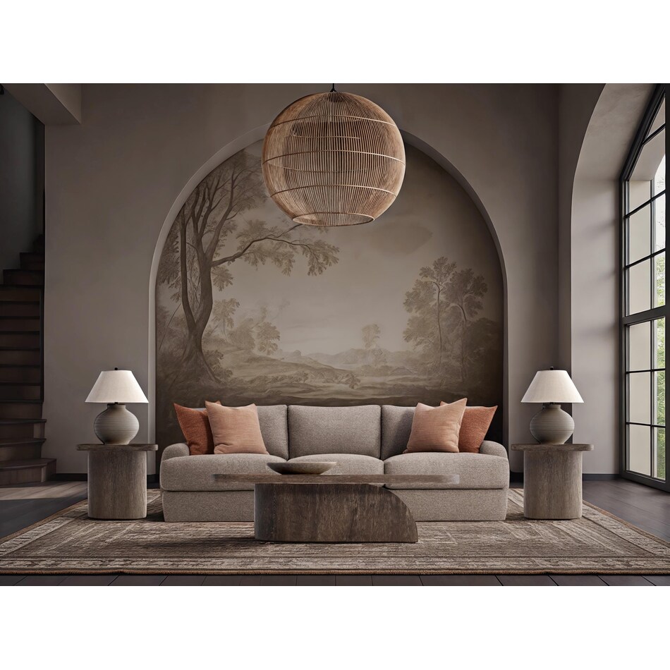 dama brown end table   