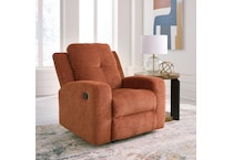 danum orange recliner   