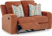 danum spice reclining loveseat   