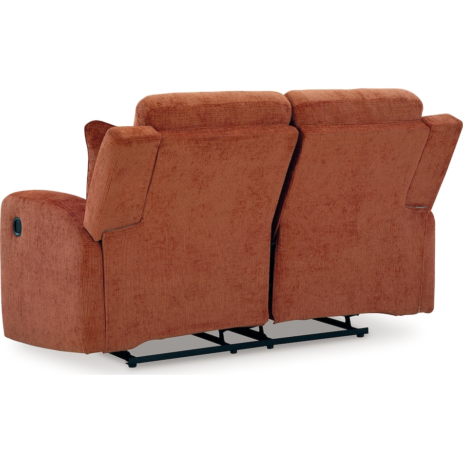 danum spice reclining loveseat   