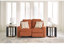 danum spice reclining loveseat   