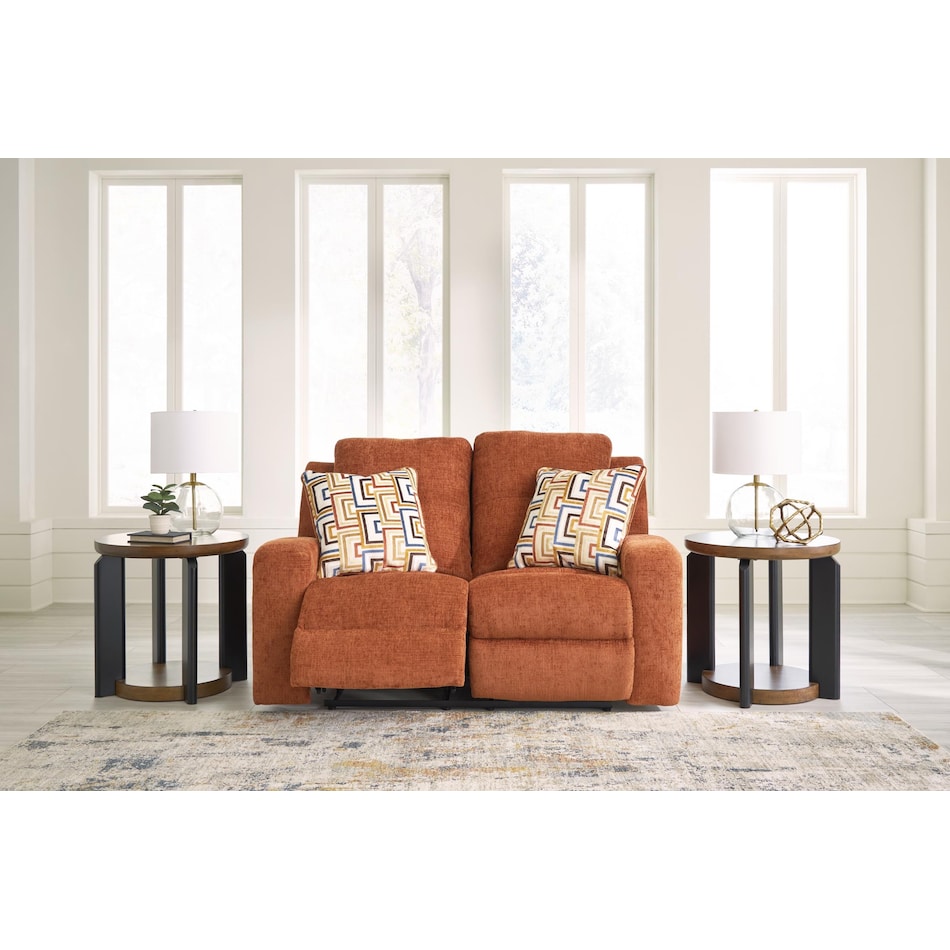 danum spice reclining loveseat   