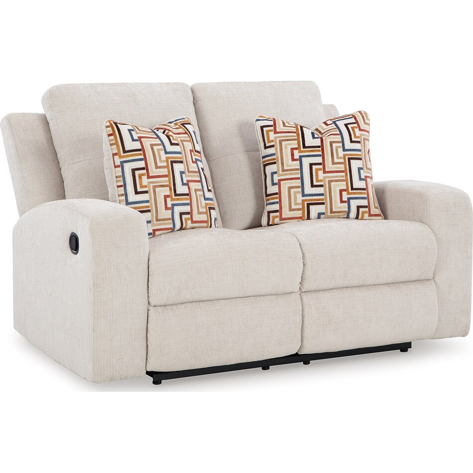 danum stone reclining loveseat   