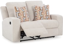 danum stone reclining loveseat   