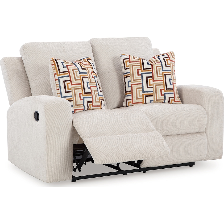 danum stone reclining loveseat   
