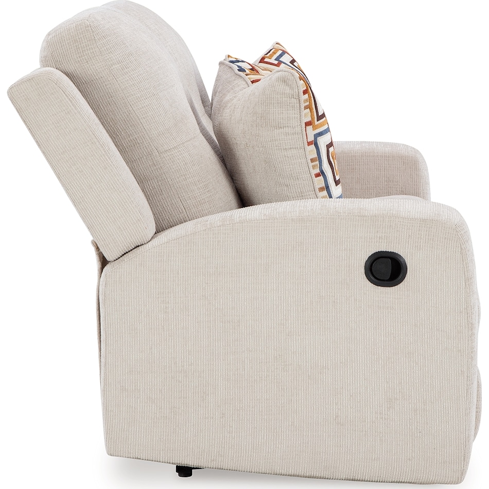 danum stone reclining loveseat   