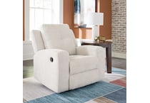 danum white recliner   