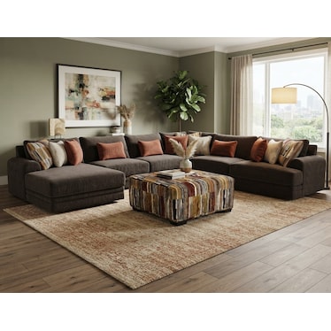 DAPHNE 6-PIECE SECTIONAL WITH CHAISE