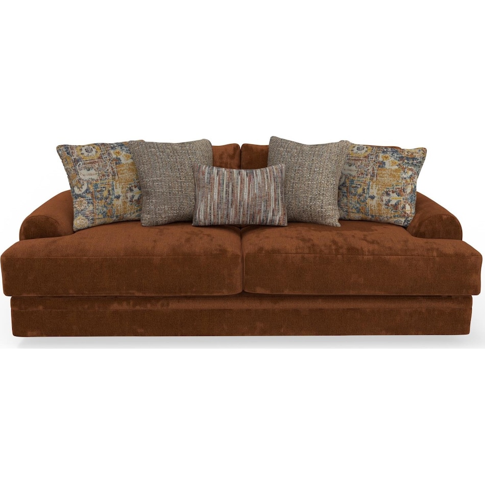 daphne stipple brick sofa   