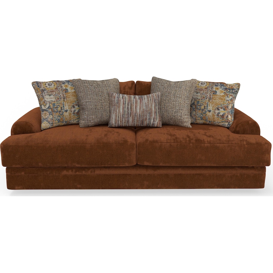 daphne stipple brick sofa   