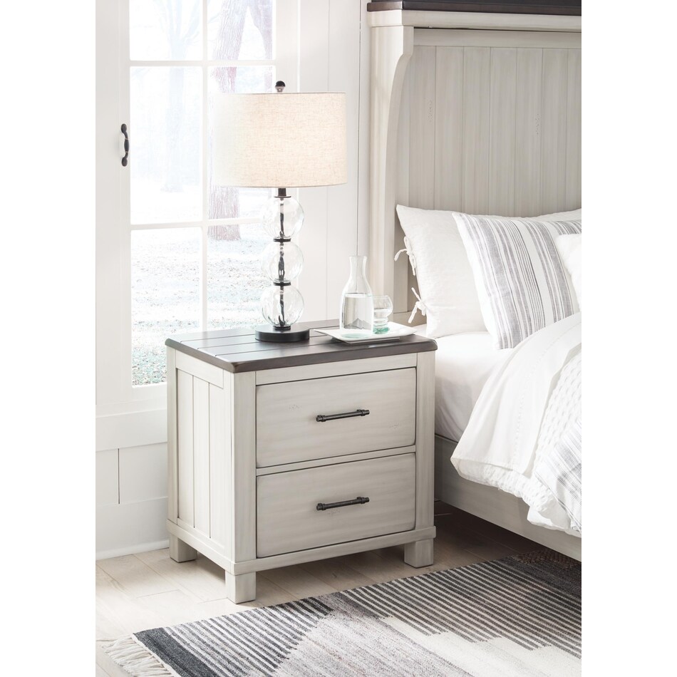 darborn brown nightstand   