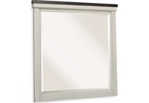 darborn gray brown mirror   