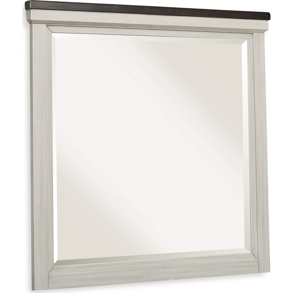 darborn gray brown mirror   