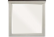 darborn gray brown mirror   
