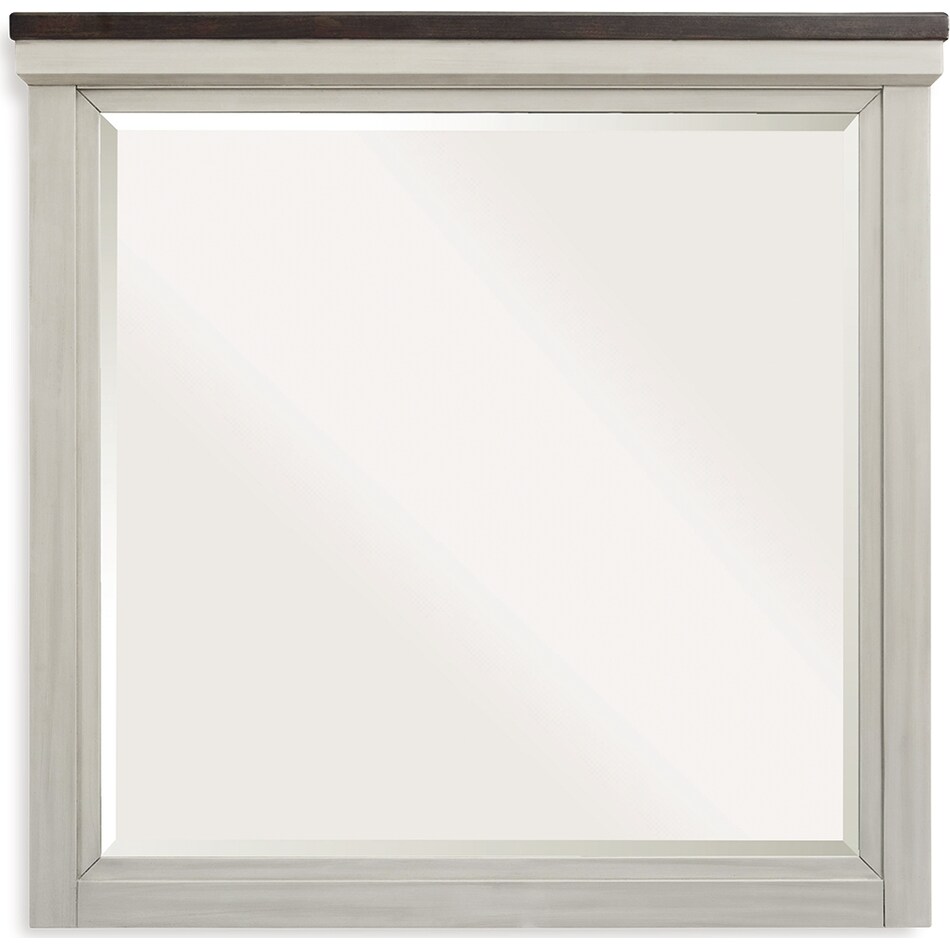darborn gray brown mirror   