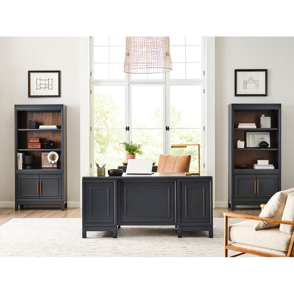 darby brown desk chair   