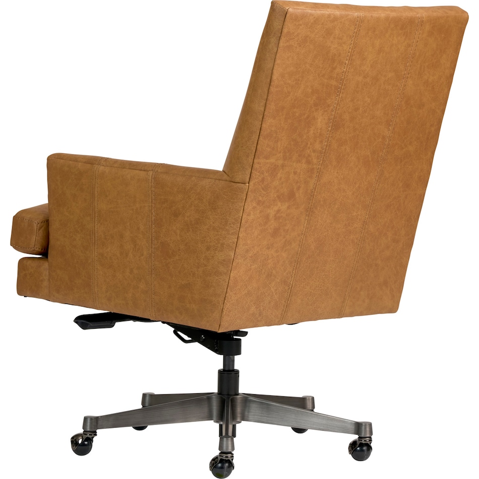 darby venetian caramel desk chair   