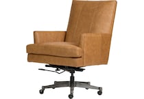 darby venetian caramel desk chair   