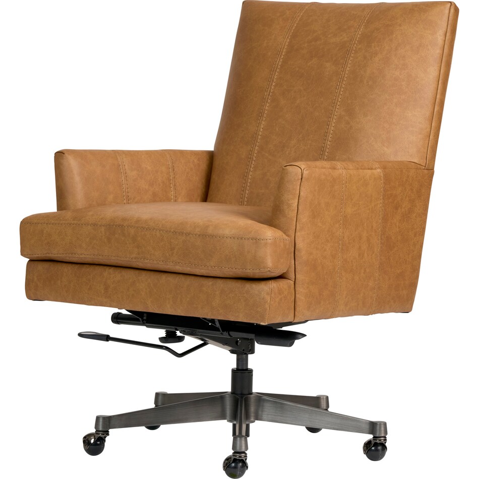 darby venetian caramel desk chair   