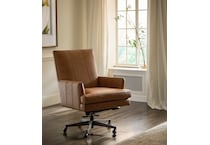 darby venetian caramel desk chair   