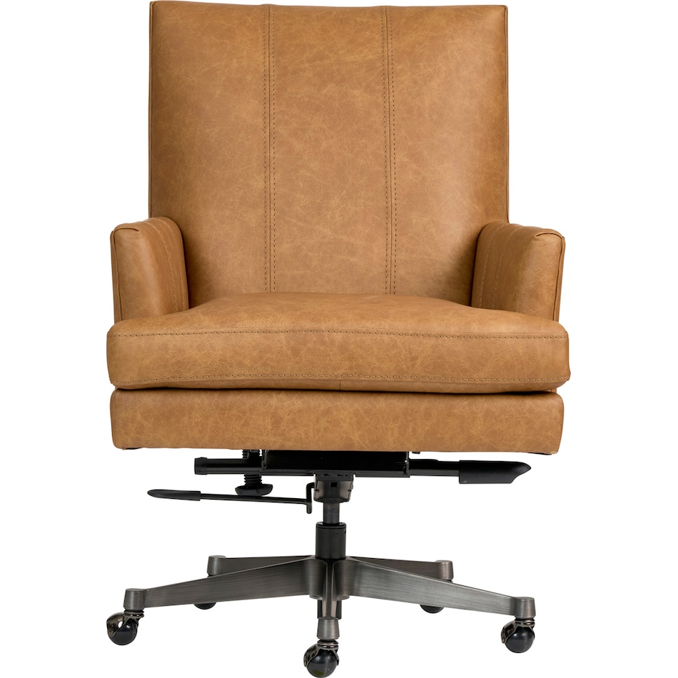 darby venetian caramel desk chair   