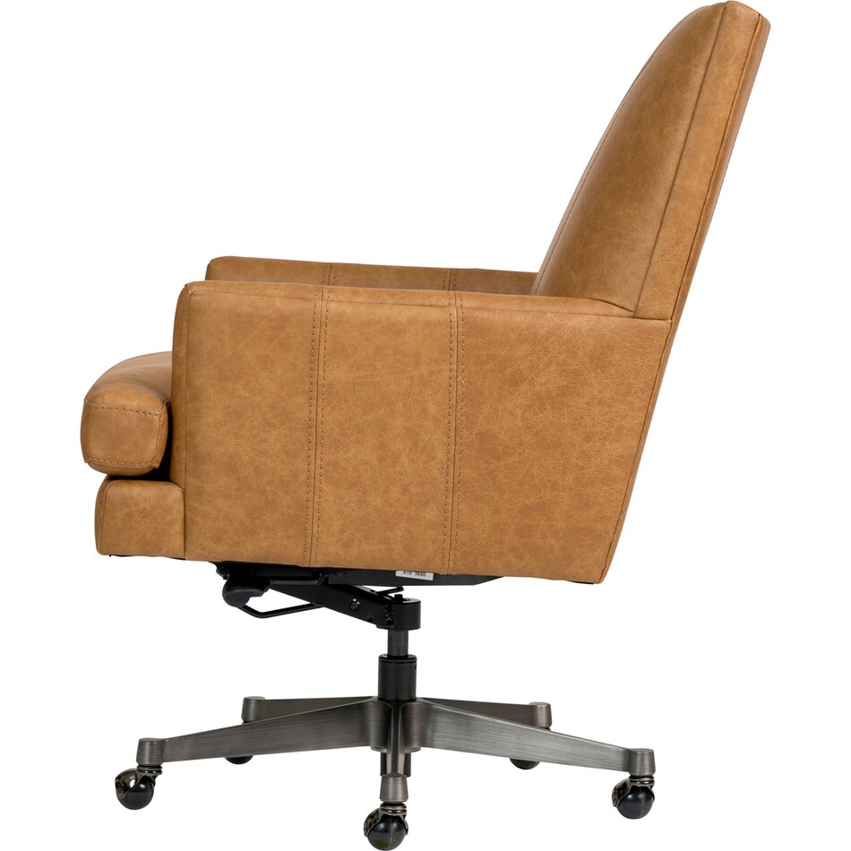 darby venetian caramel desk chair   