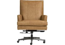 darby venetian caramel desk chair   
