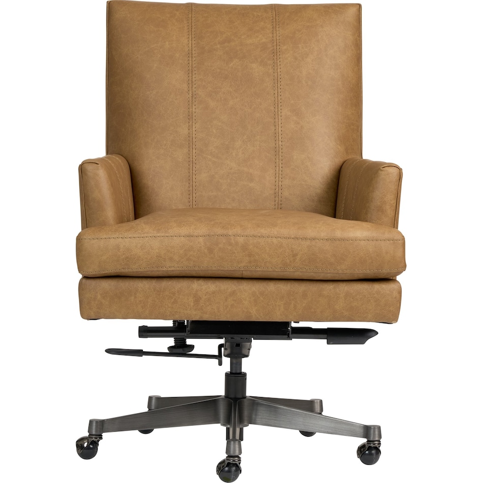 darby venetian caramel desk chair   