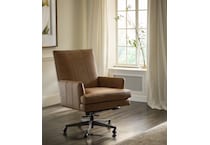 darby venetian caramel desk chair   