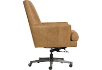 darby venetian caramel desk chair   