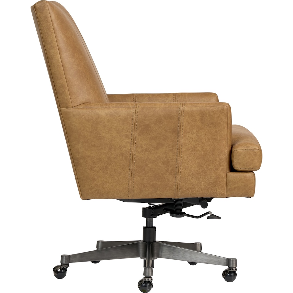 darby venetian caramel desk chair   
