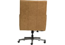 darby venetian caramel desk chair   