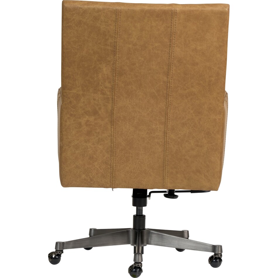 darby venetian caramel desk chair   