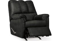 darcy black recliner   