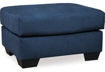 darcy blue cocktail ottoman   