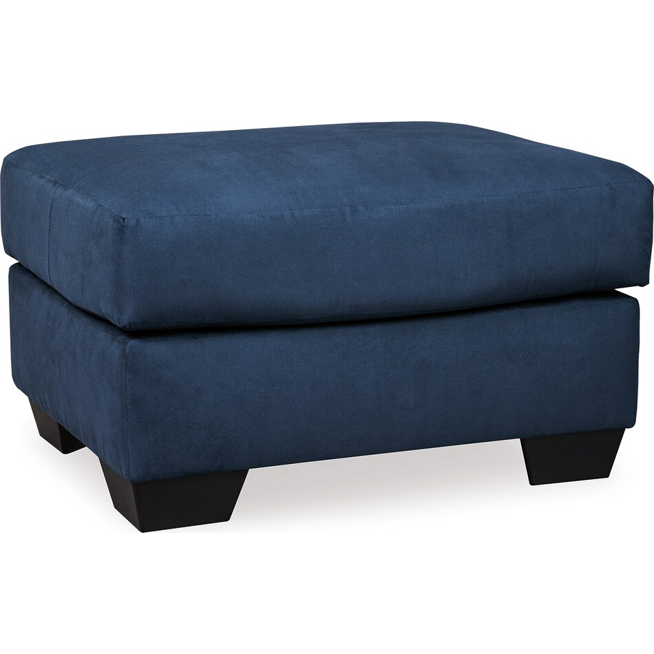 darcy blue cocktail ottoman   