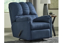 darcy blue recliner   