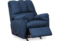 darcy blue recliner   