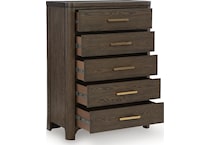 darimore burnished brown chest   
