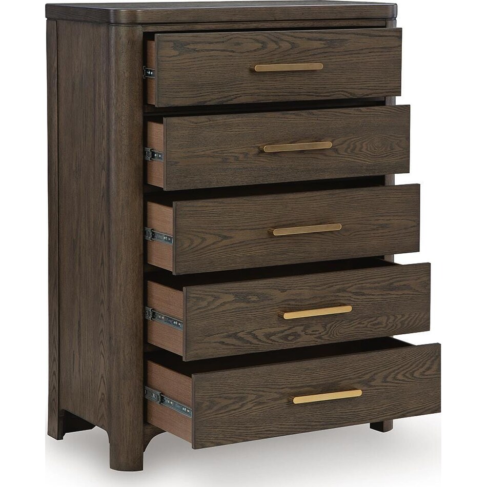 darimore burnished brown chest   