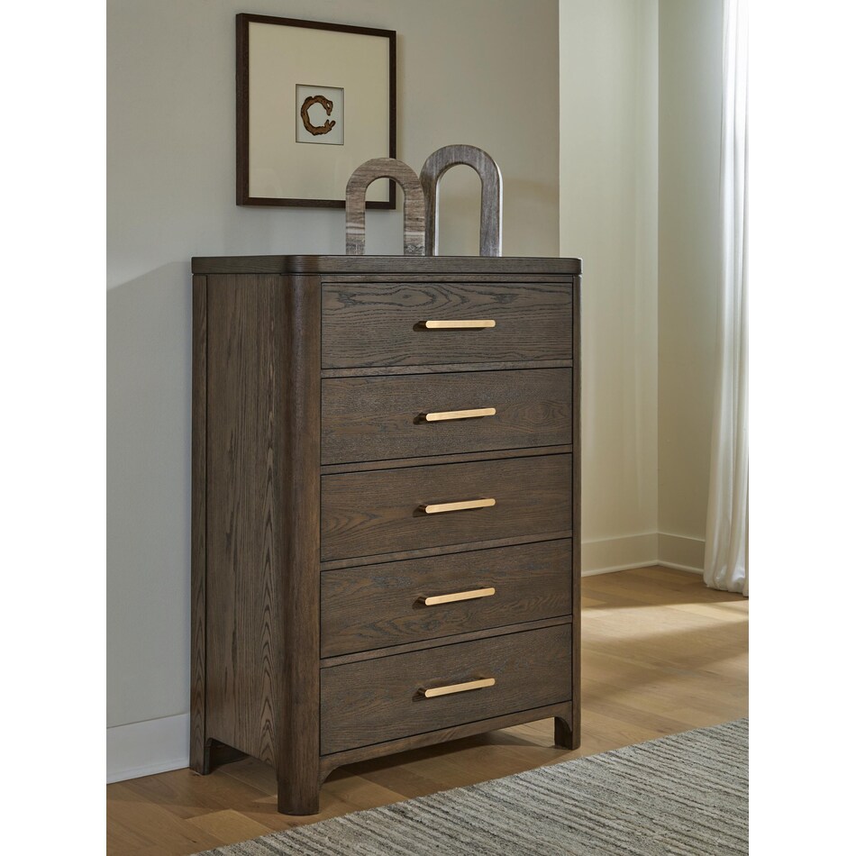 darimore burnished brown chest   