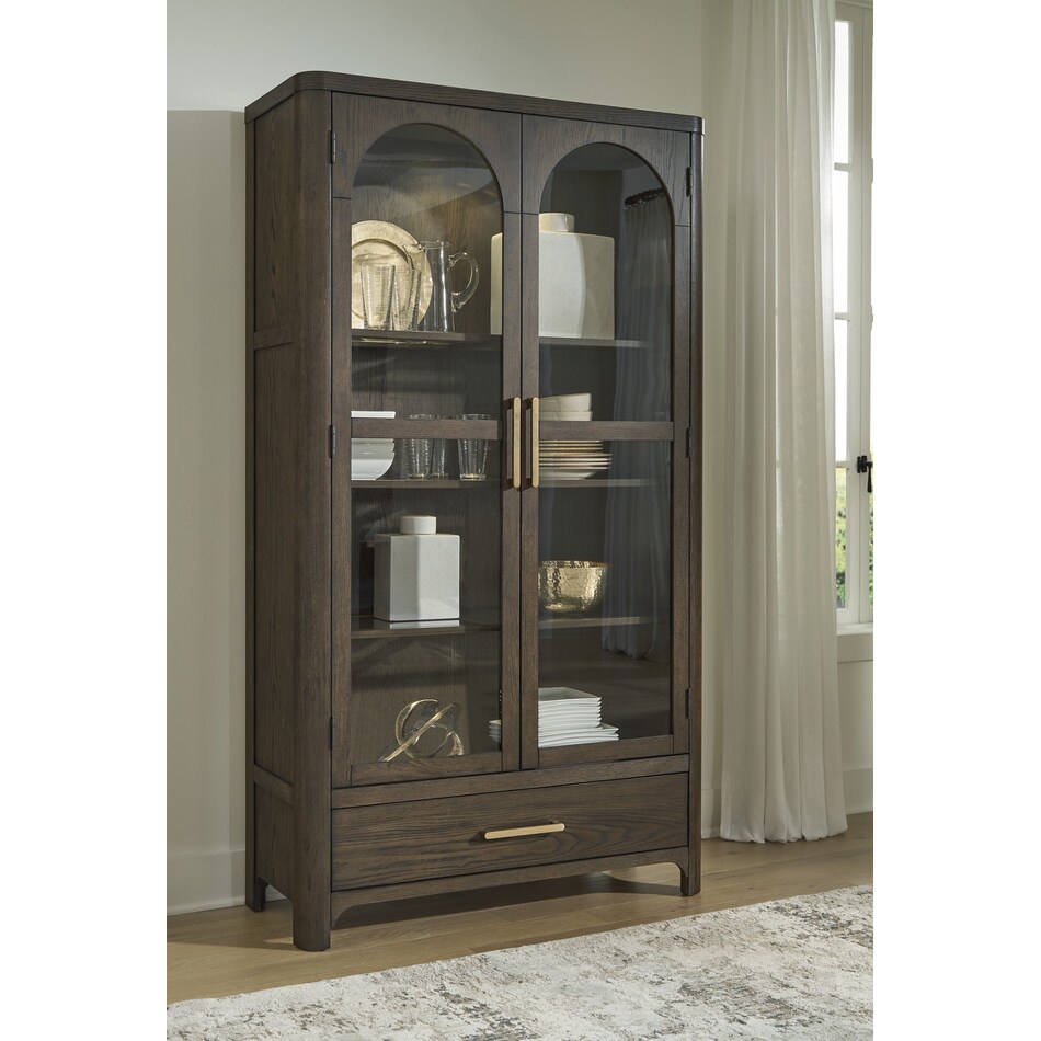 darimore burnished brown curio   