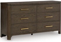 darimore burnished brown dresser   