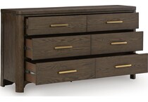 darimore burnished brown dresser   