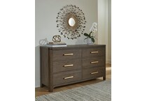darimore burnished brown dresser   