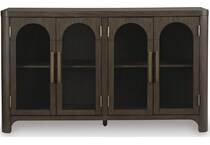 darimore burnished brown sideboard server   