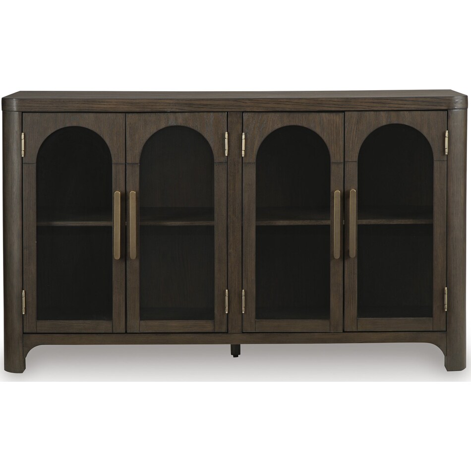 darimore burnished brown sideboard server   