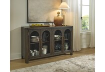 darimore burnished brown sideboard server   