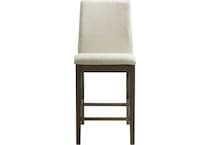 dario dapper walnut counter chair   