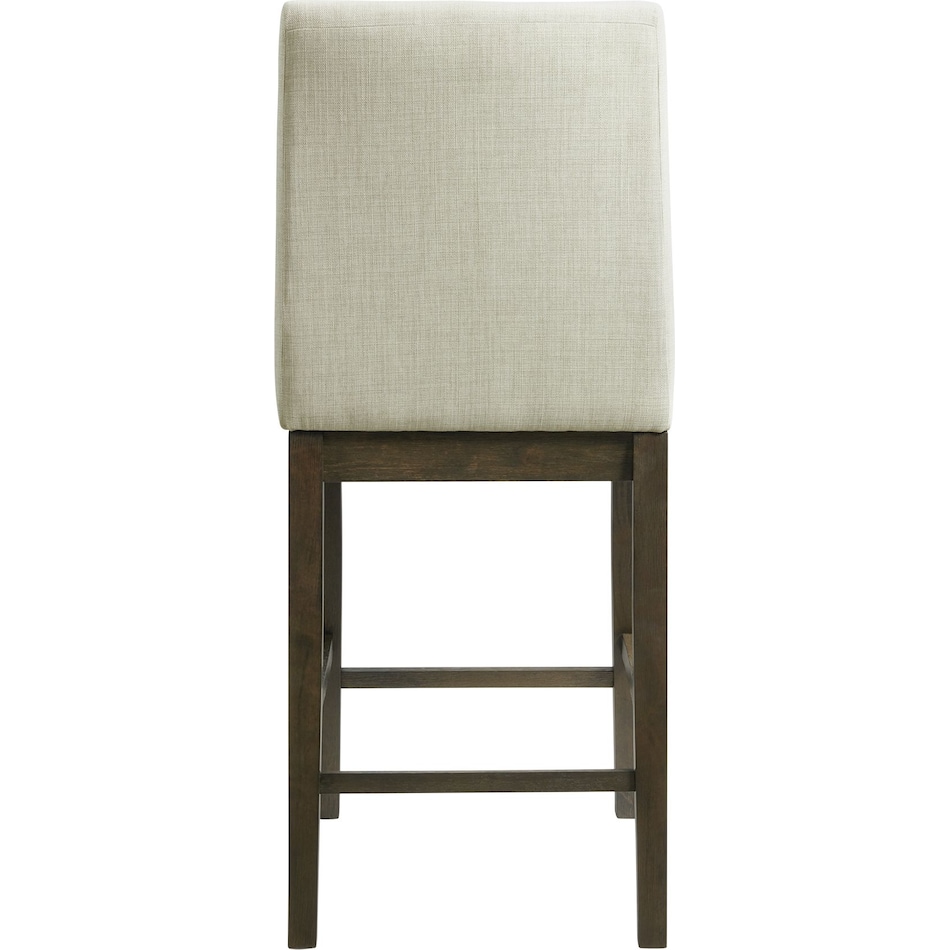 dario dapper walnut counter chair   